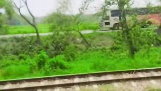 Train VS Bus Train Traveling