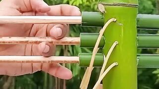Bamboo Creations with 3 arrow #bamboo #Slingshots #DIY.