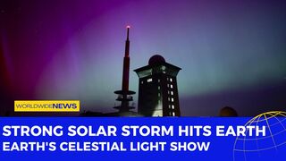 Strong Solar Storm Hits Earth: Earth's Celestial Light Show