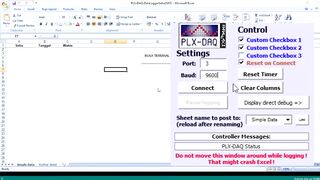 KONEKSI DATA SENSOR SUHU KE EXCEL