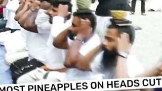Fastest pineapple cutting world record