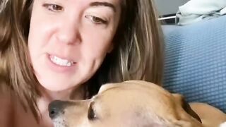 Funny  .singing dog ????