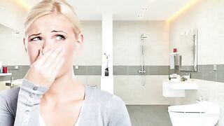 How to remove bathroom smell