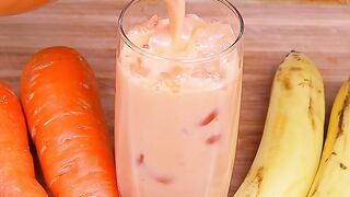 Healthy carrot and Banana juice...