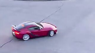 2021 SUPRA DOES THE MOST SPECTACULAR DONUTS #Shorts _ DriveHub.