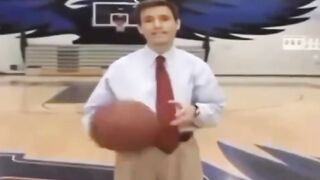 bro just accidentally recreated the shot he was reporting on