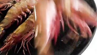 Prawn cooking