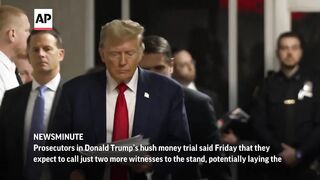 Prosecutors could wrap Trump trial next week, UNGA grants new rights to Palestine _ AP Top Stories.