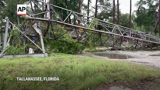 Powerful storms pummel Tallahassee, Florida.
