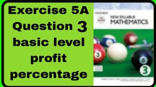 Exercise 5A,Q3, D3 Intermediate level || Maths Makes Me