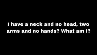 Riddles part 1