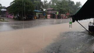 Raining