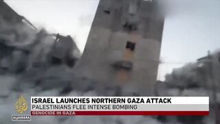 Israeli attacks on northern Gaza: Air strikes pound Jabalia refugee camp