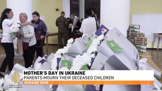 Mother’s Day in Ukraine_ Parents mourn their deceased children.