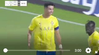 Christiano Ronaldo scores a goal