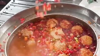 "bAKSO" street food in indonesia