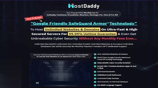 HostDaddy - Host Unlimited Websites With Cyber Security