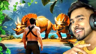 I Fight These Two Triceratops In Ark Survival _ Gameplay #2