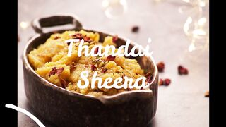 Thandai Sheera Recipe - Thandai Sooji Ka Halwa Recipe