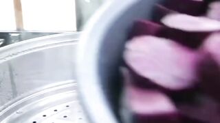 Puding ubi ungu