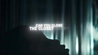 The closet door