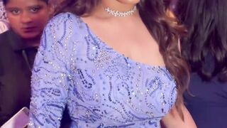 Ayesha Khan looks absolutely beautiful in her light blue dress