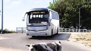Gta V: IRON MAN Saved Bus With Defender