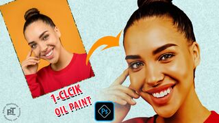 Oil Paint Effect in One  Photoshop