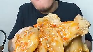 Makan kaki sapi Sambal bakar