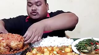 mukbang ayam 1 kilo