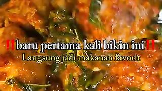 Masak Ayam rica daun kemangi