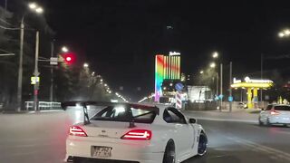 Drifting car