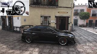 EVO X GSR 700HP DRIFT BUILD - Forza Horizon 5 | Steering Wheel Gameplay