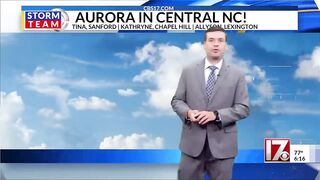 Chances to see Northern Lights Sunday night in North Carolina