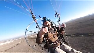 Paramotor Pilot and Youtuber Anthony Vella suddenly falls 85ft out of the sky in horrifying crash