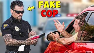 I Pretended to be a COP & Wrote Strangers $1000 CHECK Instead of a Ticket! (MUST WATCH)