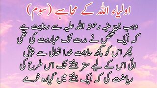 Allah walon k muhasiba 3 | اولیاء اللہ کے محاسبے (سوم)