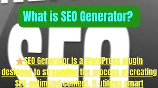 SEO Generator Review | Boost SEO & Generate 1000+ Pages | Lifetime Deal
