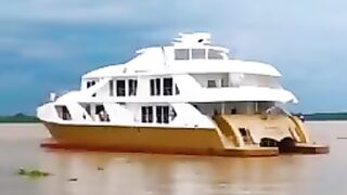 Galapagos Elite Luxury yacht in the water May 2019