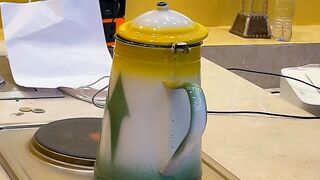 It seems that the pitcher has become intelligent and speaks Arabic ????????????