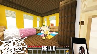 I Snuck into an ALL  SLEEPOVER in Minecraft! Part 1