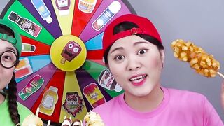 Dog Keju makanan Korea Mukbang DONA