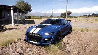1100+HP Ford Shelby GT500 - Forza Horizon 5 | Steering Wheel Gameplay