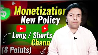 YouTube Channel Monetization Policy Update 2024 (8 Points ????) ▶️ Anjum Iqbal