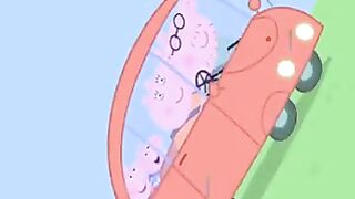 Peppa Pig eats ice cream on rainy days 10