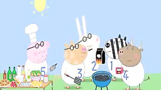 Peppa Pig eats ice cream on rainy days 08