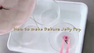 How to make Sakura Jelly Pop Candy