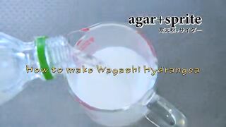 How to make Japanese Traditional Sweets Wagashi Hydrangea Jelly