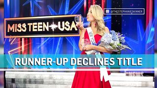 Miss Teen USA 2023 Runner-Up Declines Title After Winner's Resignation