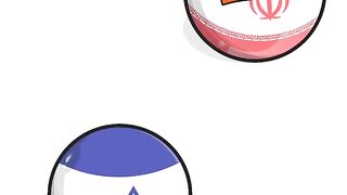Countryballs Israel vs Iran